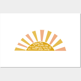 promises by maverick city music boho sun design Posters and Art